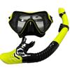 Anti-fog snorkeling set tempered glass diving goggles