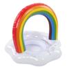 Baby Swimming Float Rainbow Inflatable Children Swimming Ring with Safety Float Seat