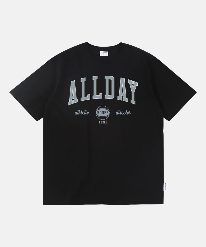 ALL DAY HOOPS All Day Arch Logo Short Sleeve T-Shirt Black