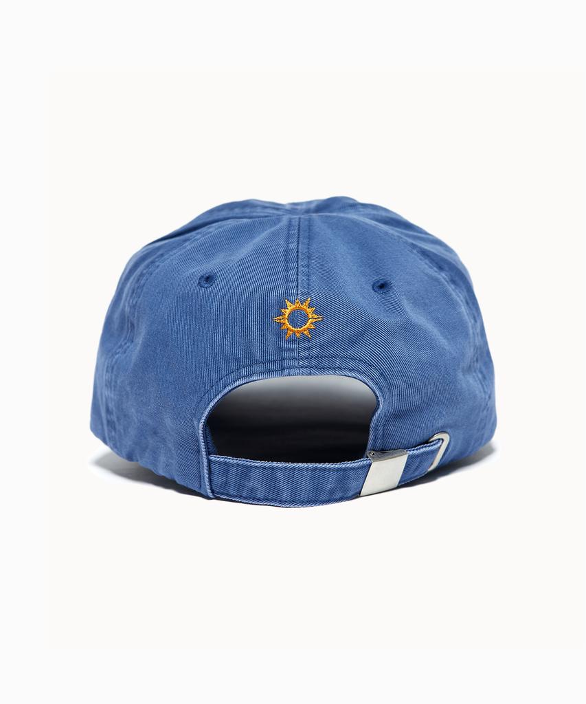 HELLO SUNRISE Washed Og Logo Ball Cap_Ocean Blue