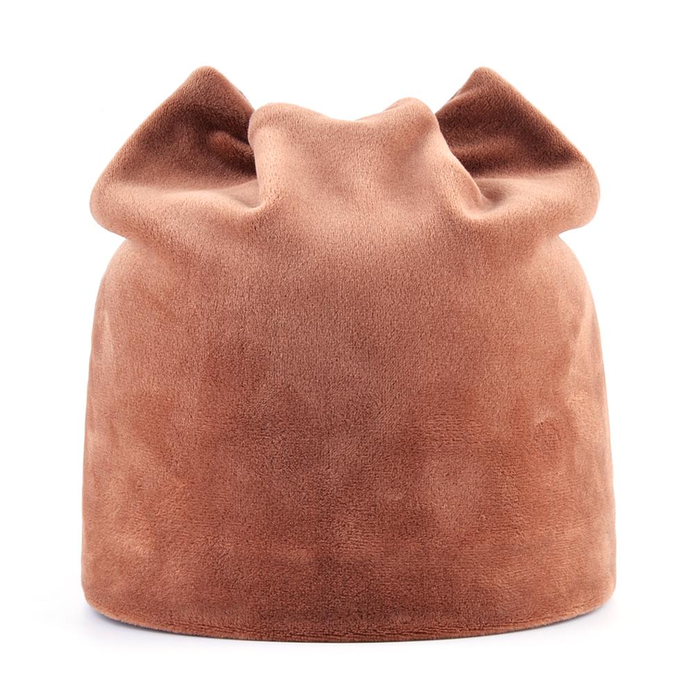 Women Autumn and Winter Beanie Hat Russian Warm Caps Women's Cat Beanies Ear flaps Hat Ladies Hats