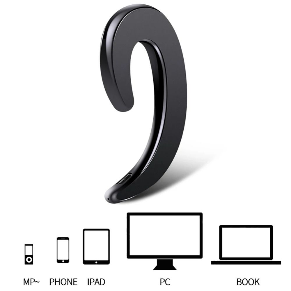 Digital Display Wireless Bluetooth Earphone Wireless Ear Hook Sports Headset  Mobile Phone
