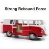1:36 Volkswagen VW T1 Bus Toy Car Model Alloy Diecast with Pull Back Doors Opened Van Models Best Gifts for Boys Kids Toy