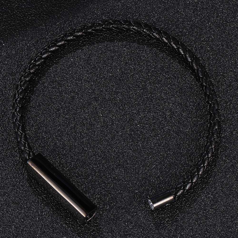 Exquisite Korean-Style Couple Bracelet with Laser Engraving