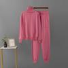 Fashion Wind New Arrival Knitting Turtleneck Sweater Pants Suit Knitted Sweater and Pants Set