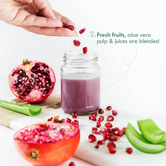 Nat Habit All Day Face Cream, Fresh Whipped Pomegranate Face Malai, Tulsi PhytoActive - For Hot & Dry Weather (13 To 19yrs, 30g)