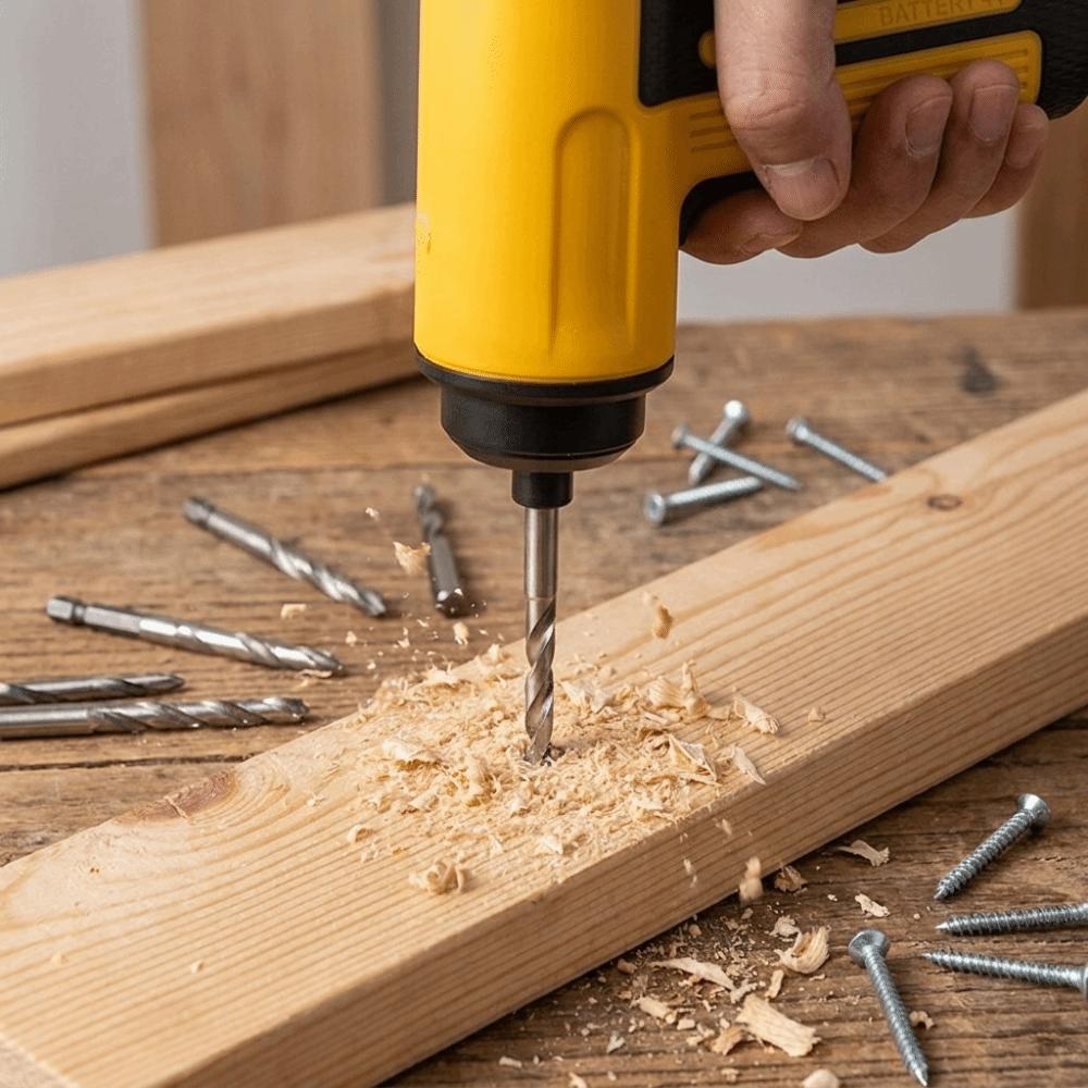 Lightweight Build Electric Screwdriver Drill Set Multi-function Screwdriver  Daily Repair