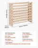 96 Bottle Stackable Modular Wine Rack, 8-Tier Wine Bottle Holder,Solid Wood Floor Freestanding Wine Storage Rack For Pinot Noir bottles,For Kitchen,