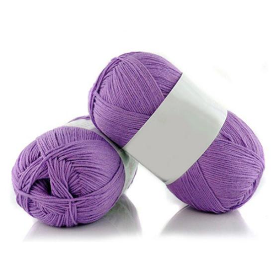 1Pc 50g Per Skein Soft Bamboo Crochet Cotton Knitting Baby Knit Wool Yarn