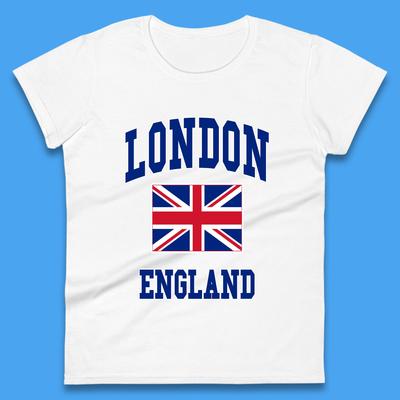 London England Flagge Großbritannien Vereinigtes Königreich UK Union Jack Souvenir Britische Flagge Damen T-Shirt Herren Oberteile Unisex Oberteil