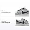 Zapatillas Air 1 Retro Low OG GS Barons para Niños Gris Blanco Negro CZ0858-110