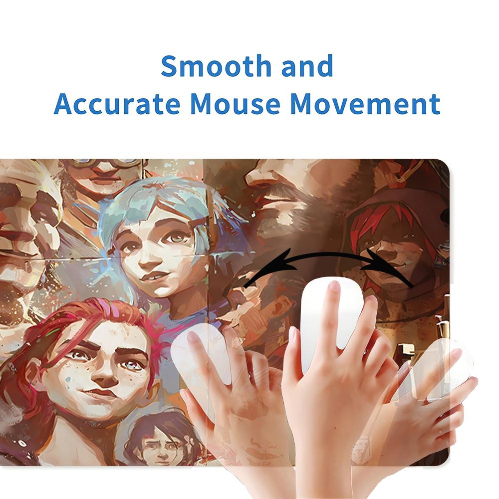Colorful Characters Unite Large Gaming Mouse Pad Nonslip Rubber Base Waterproof Desk Mat For Office Pc Laptop