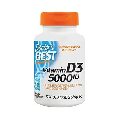 Vitamin D3 5000 IU, 720 Softgels