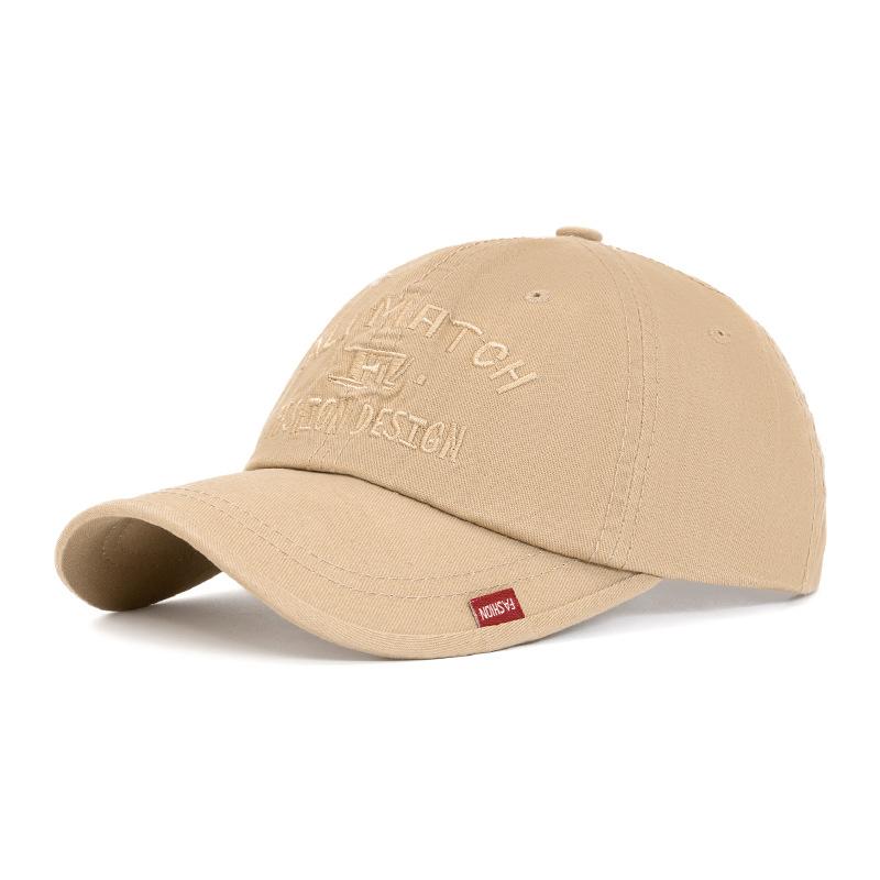 Cotton Baseball Cap Men's Spring Summer Sunshade Youth Outdoor Sun Cap