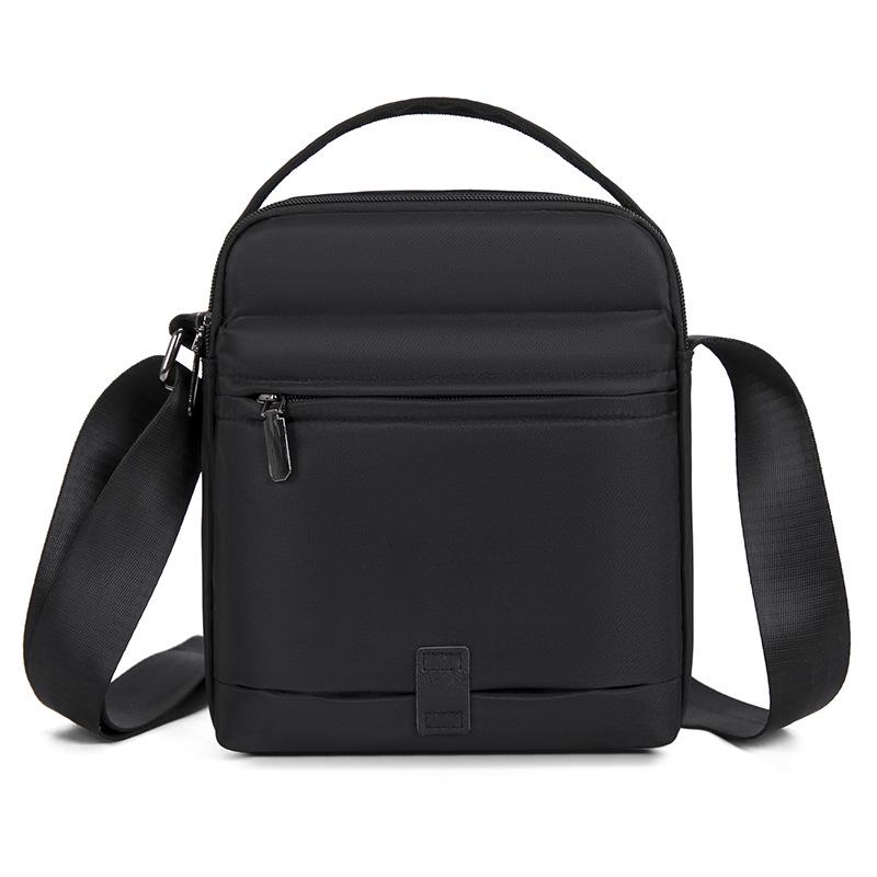 

2025 Мужская универсальная деловая сумка кроссбоди - Повседневная одноплечевая сумка и сумка-мессенджер Small чёрный