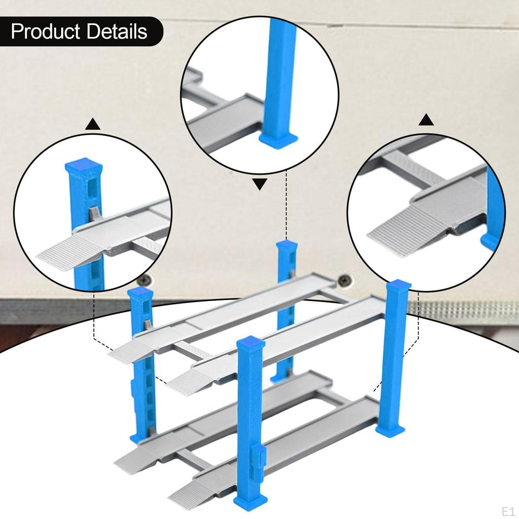 1/64 Diorama Car Display Case Alloy Model Toy Stand Simulation Decorative Mini