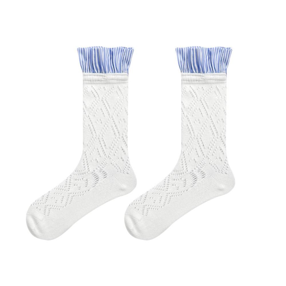 Ballet Style Ruffle Socks Mesh Women Hosiery Korean Fashion Short Sock  Running