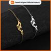 Skyrim Cute Animal Dolphin Women Men Charm Bracelets On Hand Gold Color Stainless Steel Couple Bracelets Jewelry Gifts Wholesale