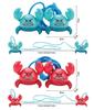 Mermaid Shell Water Play Toys - Sinking & Rotating for Kids