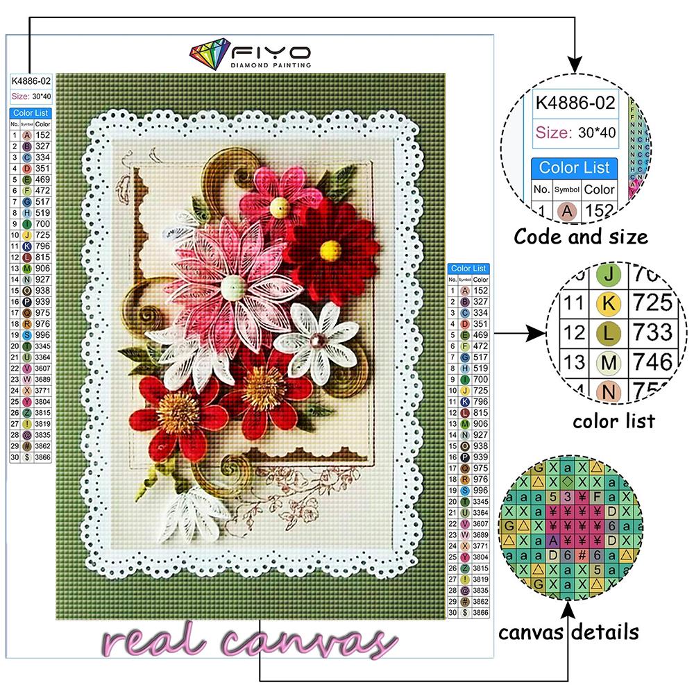 Diamond Painting Flowers Diamond Mosaic Craft Diamond Embroidery Painting
