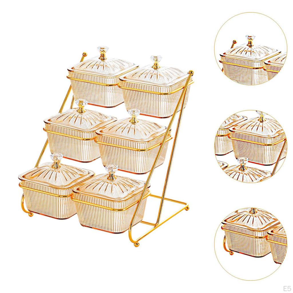 Appetizer Plate for Dried Fruits And Nuts with Shelf