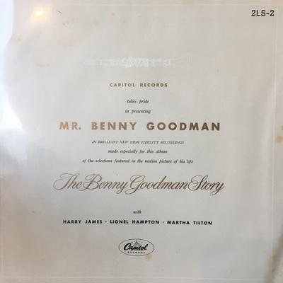 LP Record MR. BENNY GOODMAN  Benny Goodman Story 2LS2 CAPITOL Japan Soundtracks  Musicals Used