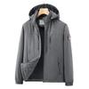 Spring and Autumn Male Middle-aged Mountain Waterproof Hood Off Sleeve Jacket Functional Outdoor Quick-Drying Multi-Bag Jacket