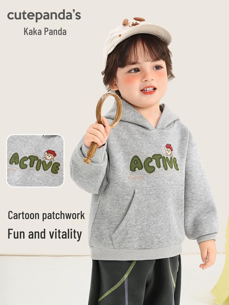 Kaka Panda Huvtröja för Barn - Casual Topp för Pojkar och Flickor Vår/Höst