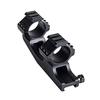 HWZ 1-inch 25.4mm 30mm Scope Mount Solid Black Cantilever Flat Top Dual Ring Adjustable