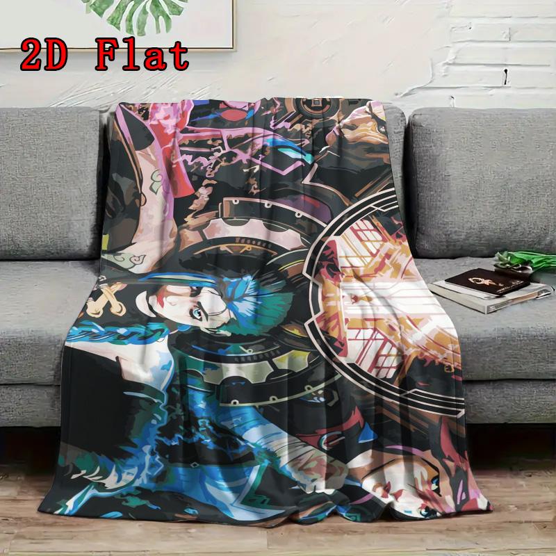 Jinx 2D Flat Pattern Flannel Blanket High quality All Seasons Warmth and Comfort Perfect for Christmas Gifts.MMT0918484