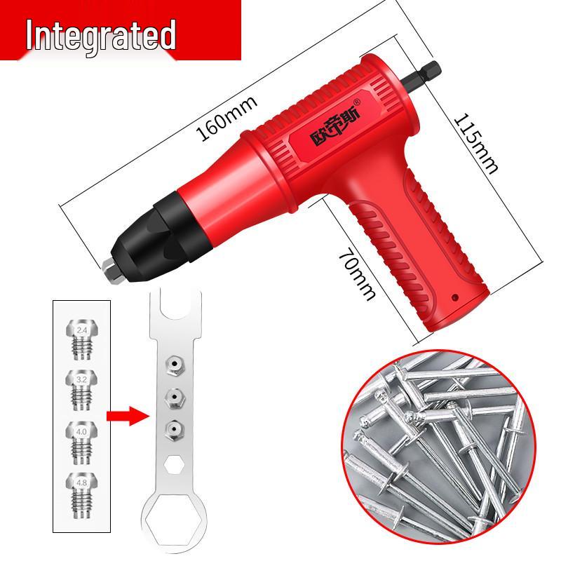 Automatic Electric Pop Rivet Gun Converter with Mandrel