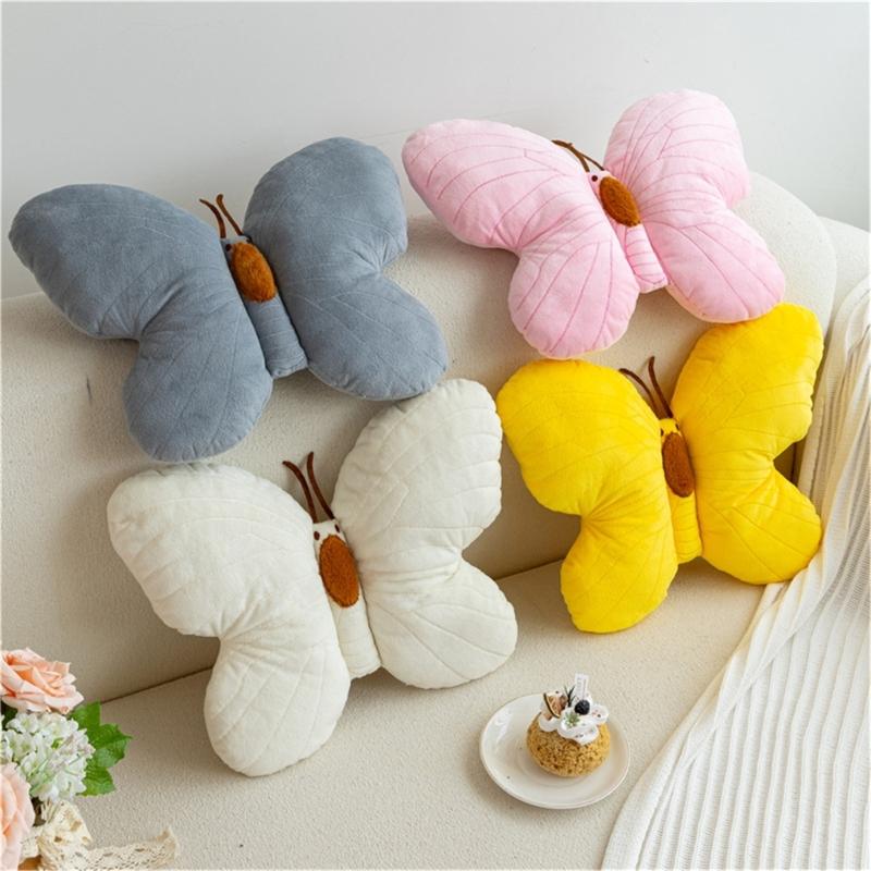 Soft Plushes Butterfly Pillow for Bedroom Living Room Decoration and Kids Room