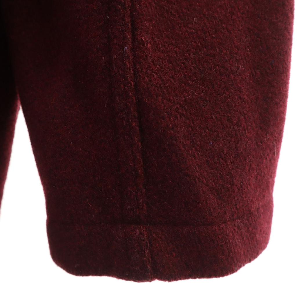 70er Jahre Vintage Kapuzenmantel 18 Bordeaux TALON REISSVERSCHLUSS Damen Gebraucht