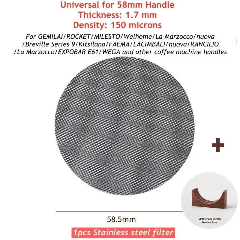 49mm sítko na kávový puk 58mm 51mm 54mm 53mm sítko do portafiltru síťka talíř kávové sítko espresso sítko na puk kávovar