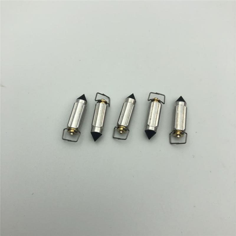 5Pcs Carburetor Float Valve Needles For Honda Kawasaki Arctic Cat Atv 0118-111