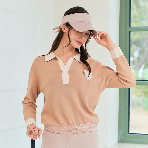 Venezia 12 Rare Collared Knit Beige Free/Free