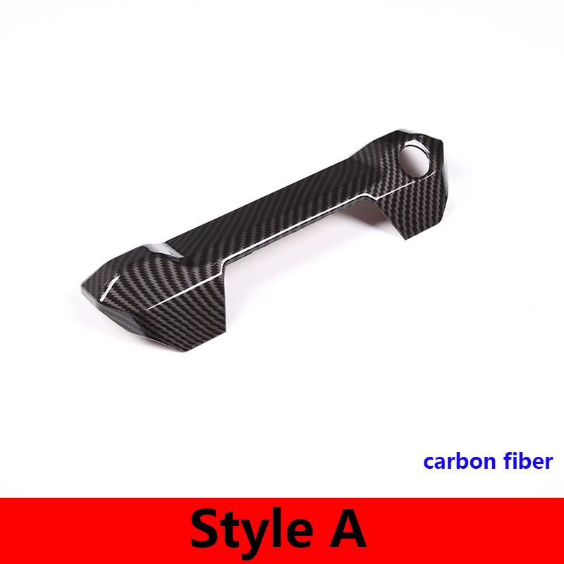 

ABS Carbon Fiber / Matte Black Car Tailgate Handle Cover Frame Decorative Sticker For Toyota Tundra 2026 2026 Car Accessories