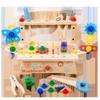Children's Wooden Tool Table for Early Education and Play