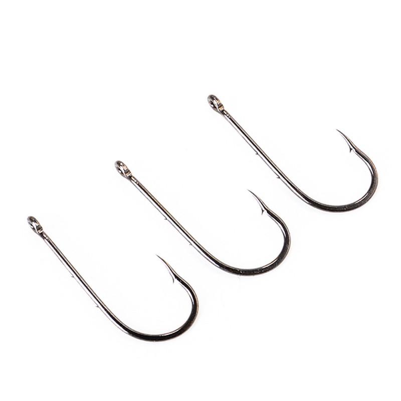 FTK Baitholder Hook With Double Barbs Long Shank Circle Sea Fishing Bass Saltwater Boat