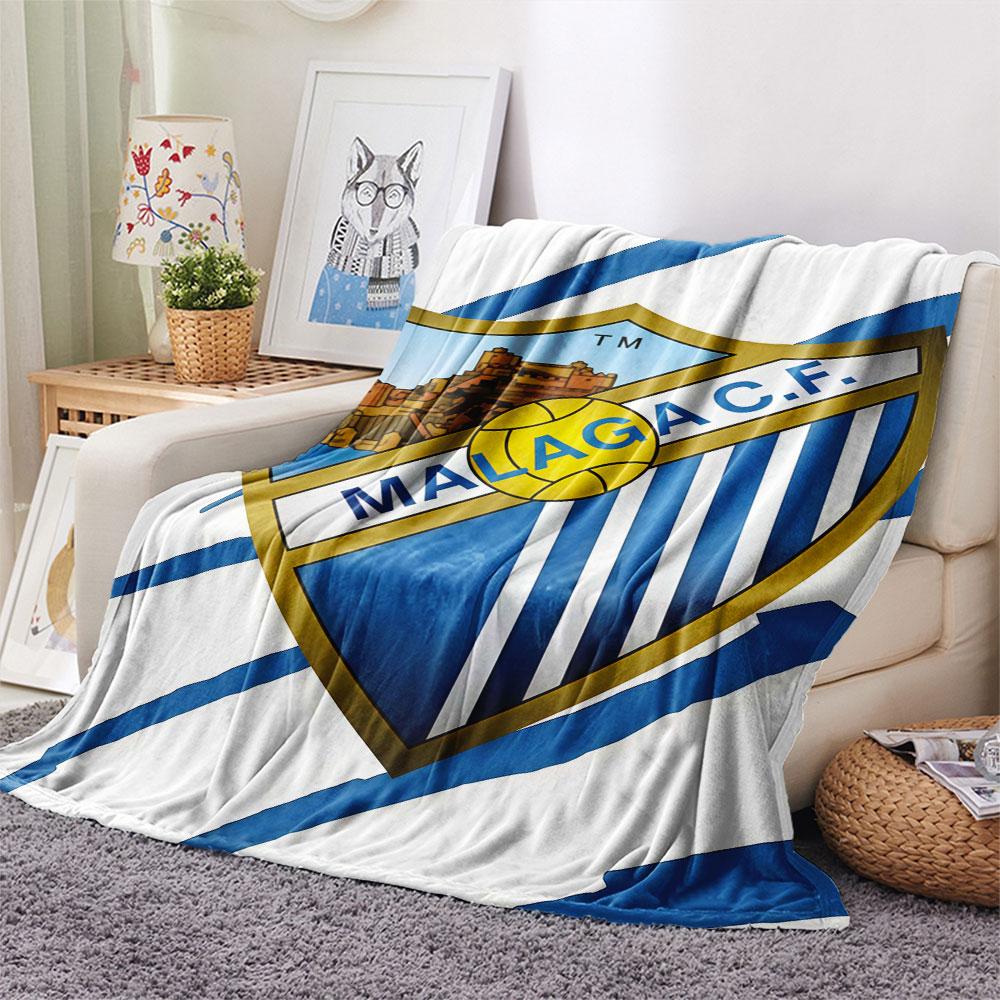 Málaga C.F. poster Blanket, High quality Comfortable for All Seasons, Home Decor, Warmth and Comfort
