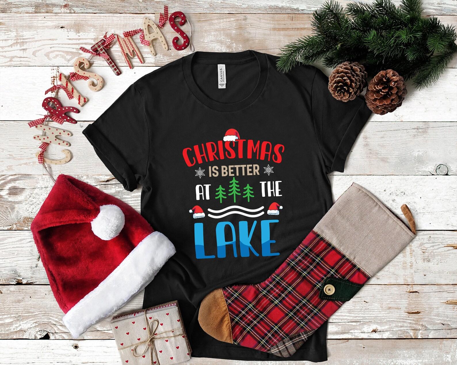 Christmas Lake House Shirt, Xmas Lake T-Shirt, Tank Top, T-shirt,T-shirt, T-shirt 4XL