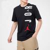 Air Jordan Alphabet Sports Round Neck Short Sleeve T-Shirt Men's Black Gift for Him CZ8403-010