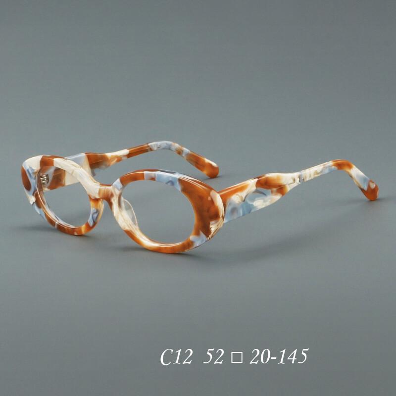New High-end Acetate Fiber Eyeglass Frame Brand Design Reading Glasses For Women Presbyopia Glasses With Diopter 0 To+6.0