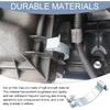 4PCS Air Filter Clips, Heavy Duty Air Cleaner Cover Clip, Air Cleaning Filter Housing Clips for Fastening Connections, Universal Automotive Spring