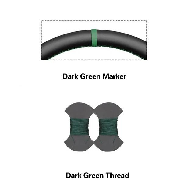 Black Faux Leather Car Steering Wheel Cover For Ford Mustang 2005 2006 2007 2008 20009 2010 2011 2012