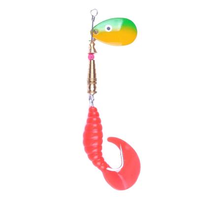 Angelköder, weiche Köder, Schwimmköder mit Schwanz und beschwerten Haken, ultrascharf, Salzwasser und Süßwasser für Barsch, Roch, Forelle, Hecht, Zander, Jigs-Set