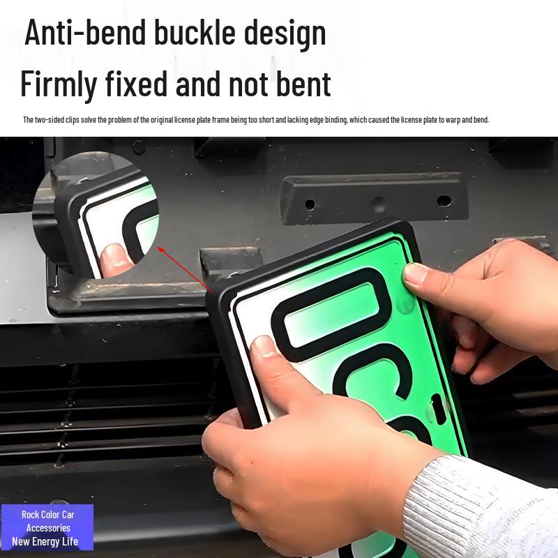 Tesla Model 3/Y License Plate Frame: Holder, Protective Cover, Light, and Accessories for Electric Vehicles