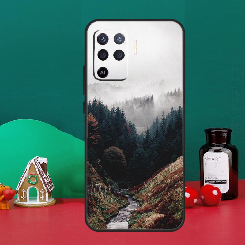 Beautiful Nature Forest Tree Case For Oppo A5 A6 Pro A15 A18 A38 A58 A78 A98 A54 A74 A94 A17 A57 A80 A60 A40 A16 A76 A96