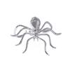 Brooch Spider Necklace Opening Ring Insect Ear Studs Chic Exaggerated Spider Jewelry Set  Party