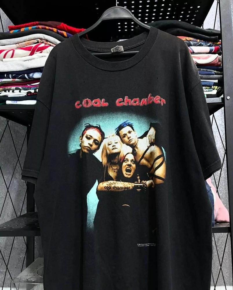 Coal Chamber Band Tee 1999s Rock Band Black Unisex T shirt Reprint S5XL Unisex T-Shirt XL